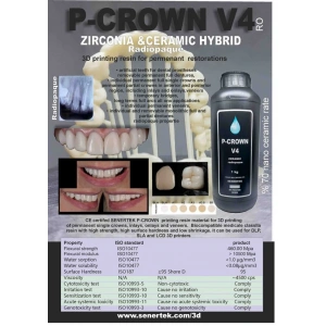Senertek P-Crown V4 Dental Kalıcı Kron Reçinesi