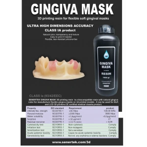 Senertek Gingiva Mask - Elastik Diş Eti Simülasyon Reçinesi