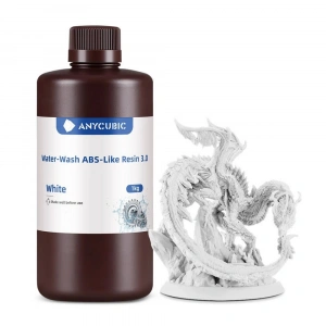 Anycubic Water-Wash ABS-Like Resin 3.0-White