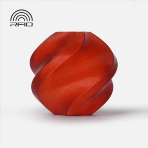 Bambu Lab Pla Sparkle-Crimson Red Sparkle 1Kg Filament