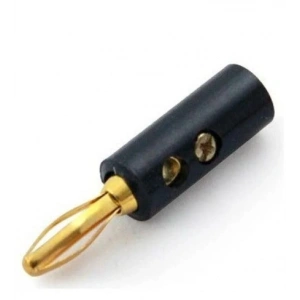 Banana Plug Konnektör - 4mm Siyah Born Klemens