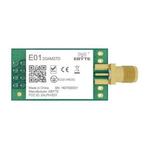 EBYTE E01-2G4M27D NRF24L01P 2.4 - 2.525 GHZ 5Km Menzilli Lora Modülü