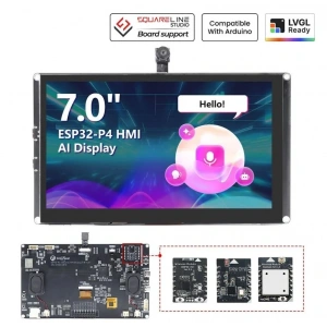 Elecrow CrowPanel Advanced 7 İnç ESP32-P4 WiFi 6 HMI Dokunmatik IPS Ekran (1024x600)