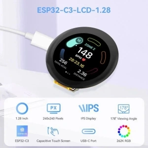 Elecrow CrowPanel ESP32 240x240 Kapasitif Dokunmatik Ekran