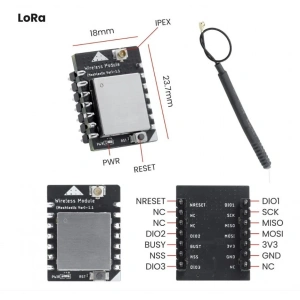 Elecrow CrowPanel İçin LoRa Kablosuz Eklenti Modülü