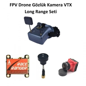 FPV Drone Gözlük Kamera VTX Long Range Seti