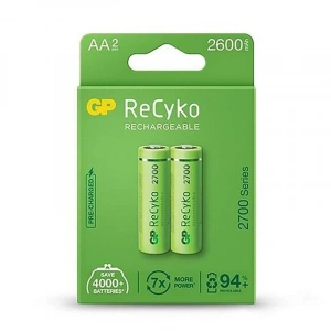 GP ReCyko GP270AAHCE-2EB2 2600 mAh Şarj Edilebilir AA Kalem Pil 2li Paket