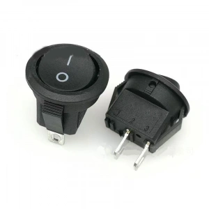 KCD1 16mm Işıksız ON/OFF 2 Pin Yuvarlak Anahtar