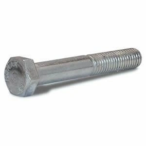 M6x45mm Civata Beyaz Altıköşe Yarım Diş