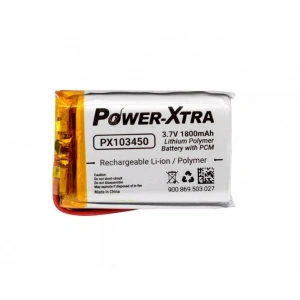 Power-Xtra PX103450 1S 3.7V 1800 mAh Li-Po Pil - Devreli