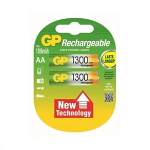 Şarj Edilebilir 1300mAh AA Kalem Pil (2 Adet)