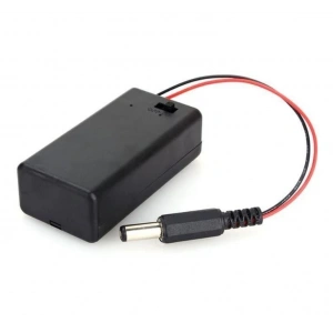 SBH-9V Pil Yuvası Kapaklı 2.1mm Jak Girişli