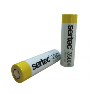 Sertec 18650 3.7V 3500 Mah 3C Li-Ion Şarj Edilebilir Pil