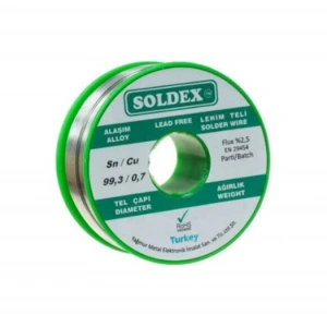Soldex Kurşunsuz Lehim Teli 0.50mm 200gr