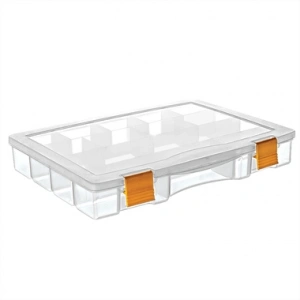 Super Bag - 9 Power Şeffaf Organizer Kutu 12 Bölmeli