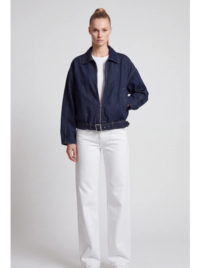 Kemerli Oversize Bomber Ceket