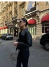 ASTRADeri Trençkot Kesim Kemerli Kruvaze Kadın Ceket