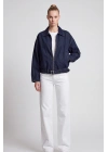 Kemerli Oversize Bomber Ceket