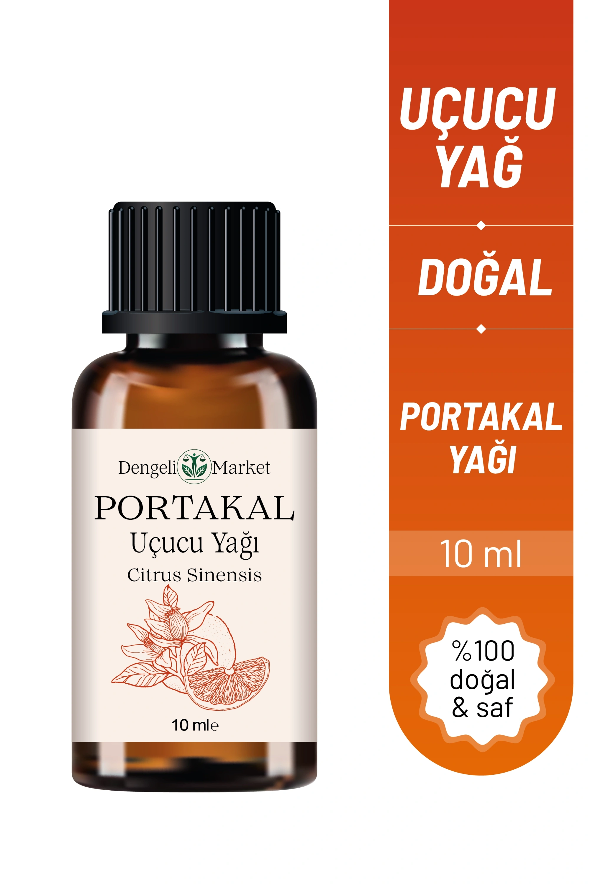 Portakal Yağı / 10 ml (Tıbbi)
