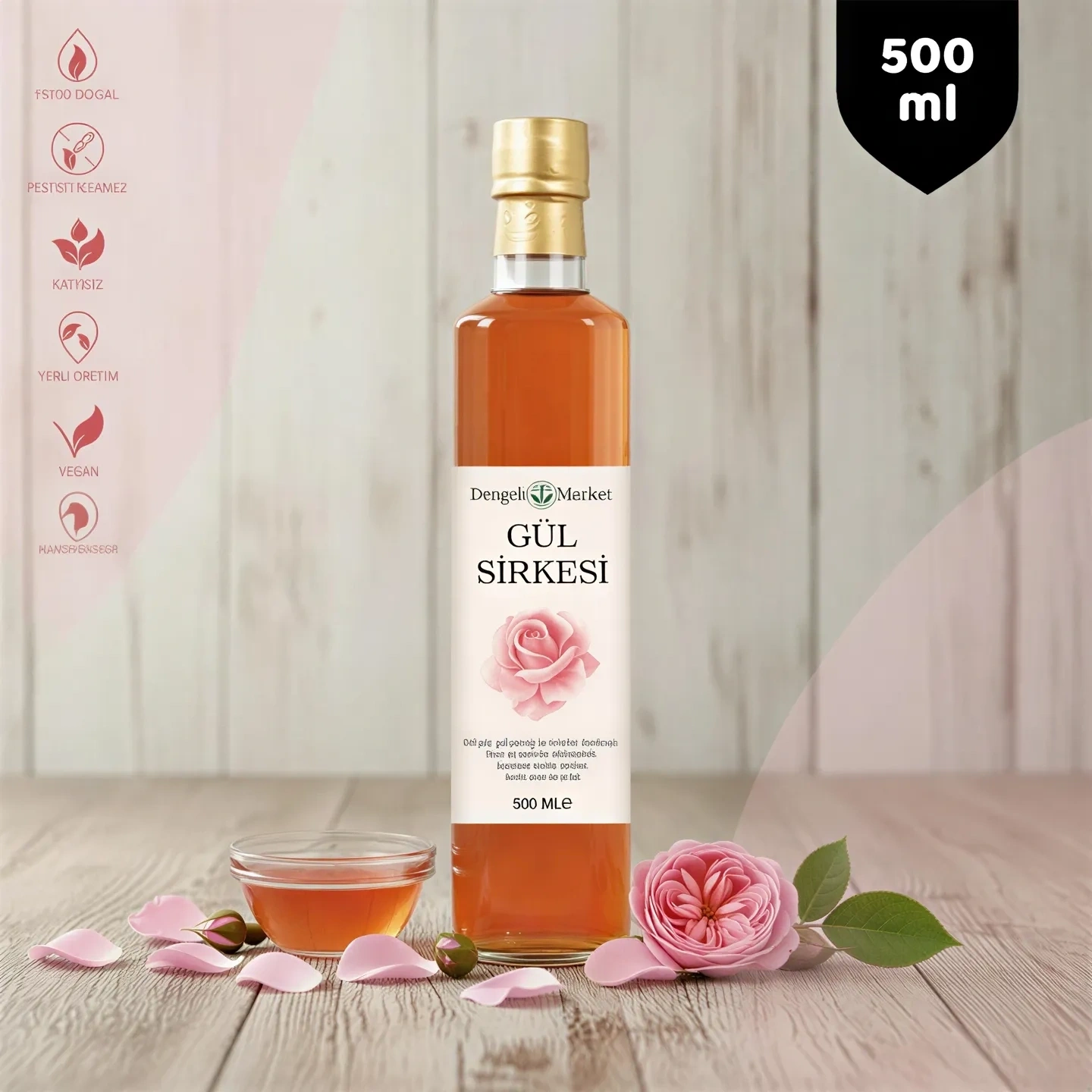 Gül Sirkesi / 500 ml