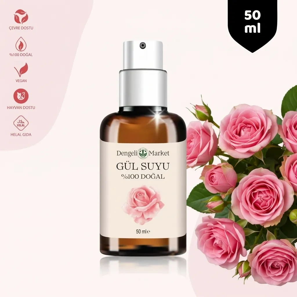 Gül Suyu / 50 ml (Doğal Hidrosol Gül Yağlı)