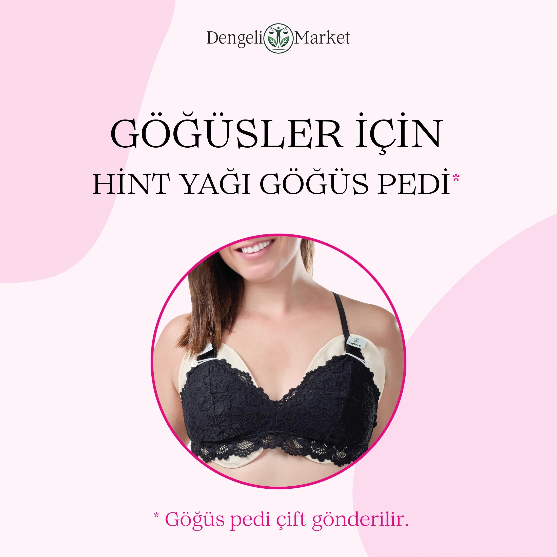 Göğüsler için Hint Yağı GÖĞÜS PEDİ