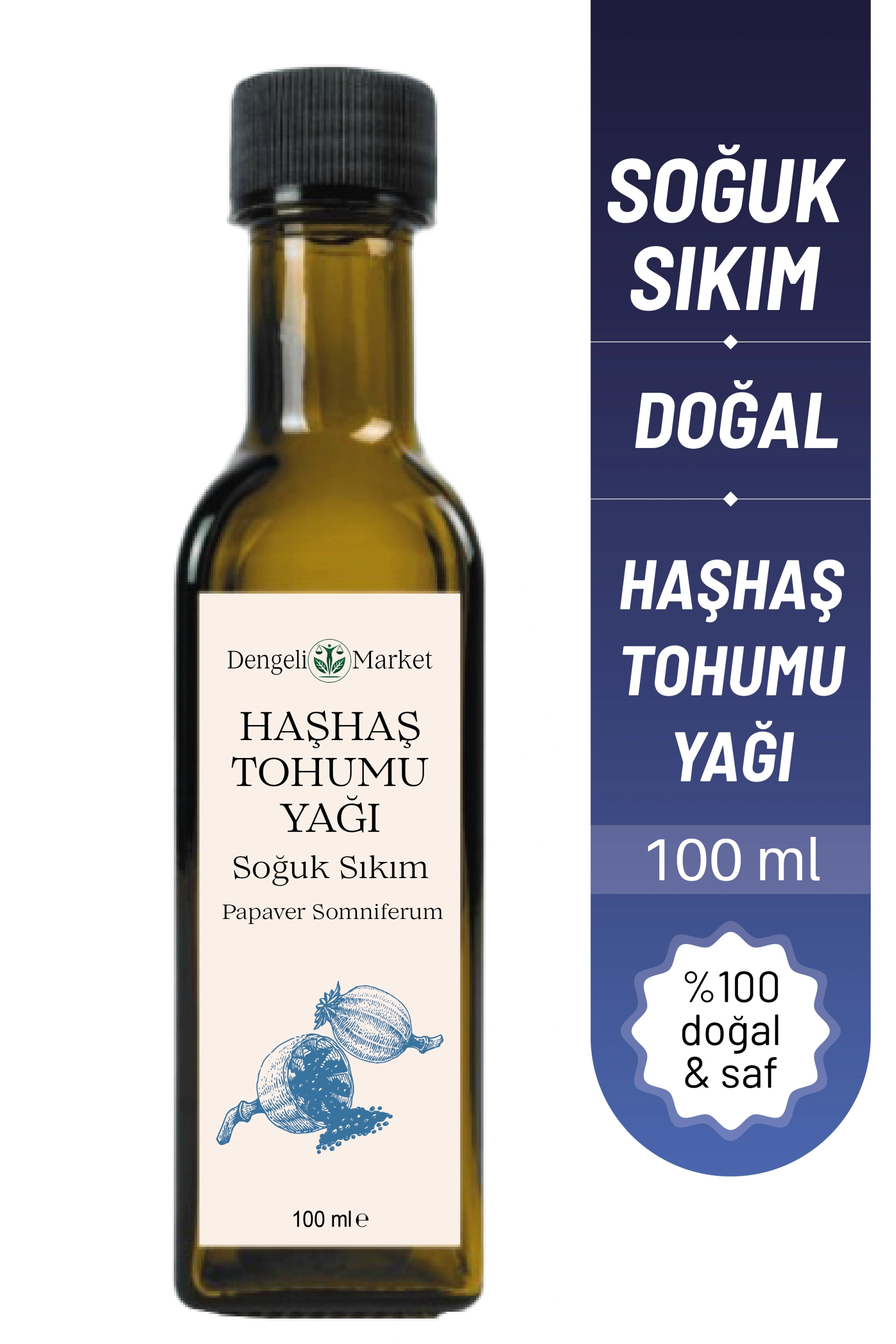 Haşhaş Tohumu Yağı / 100 ml