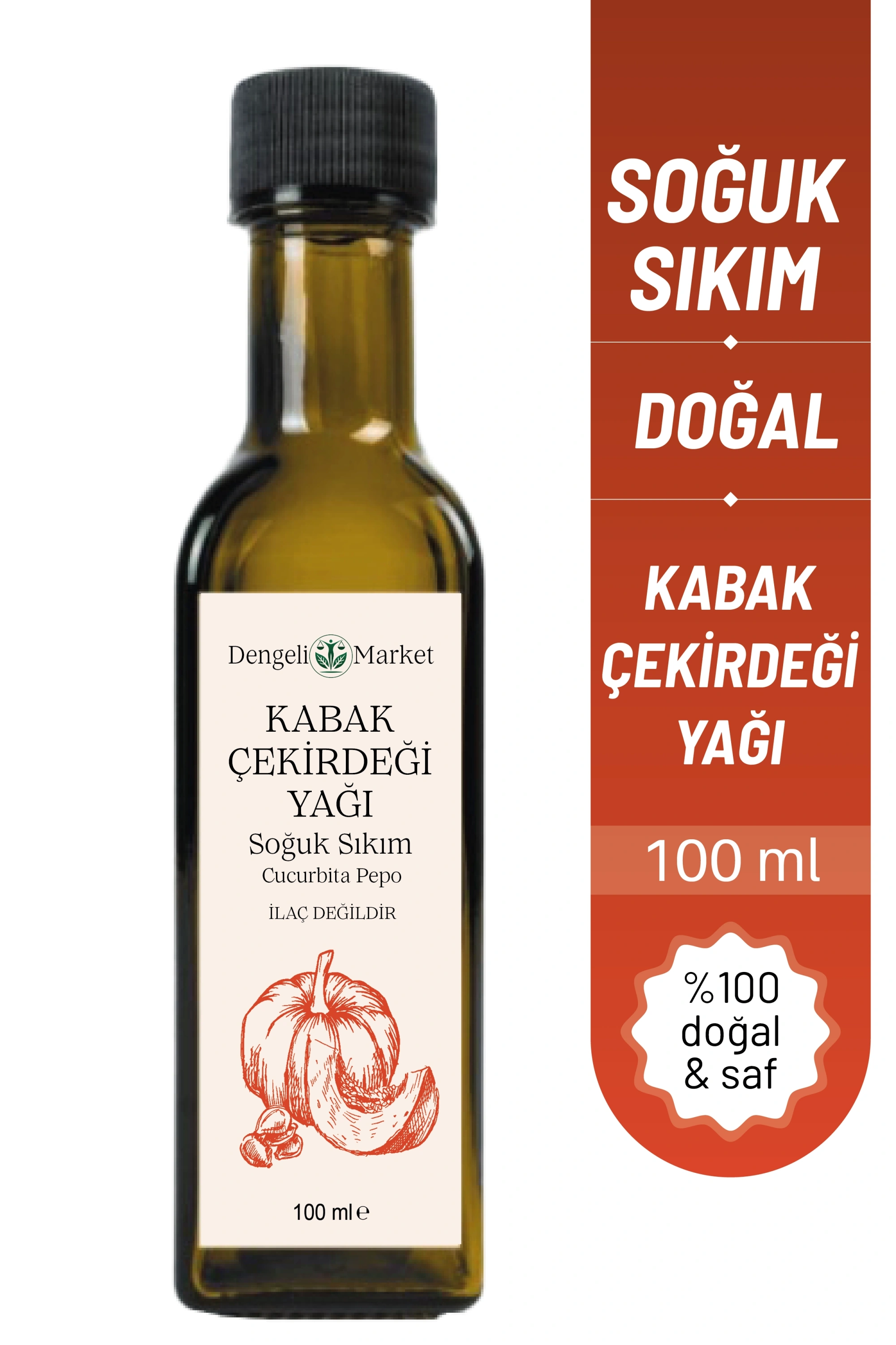 Kabak Çekirdeği Yağı / 100 ml.