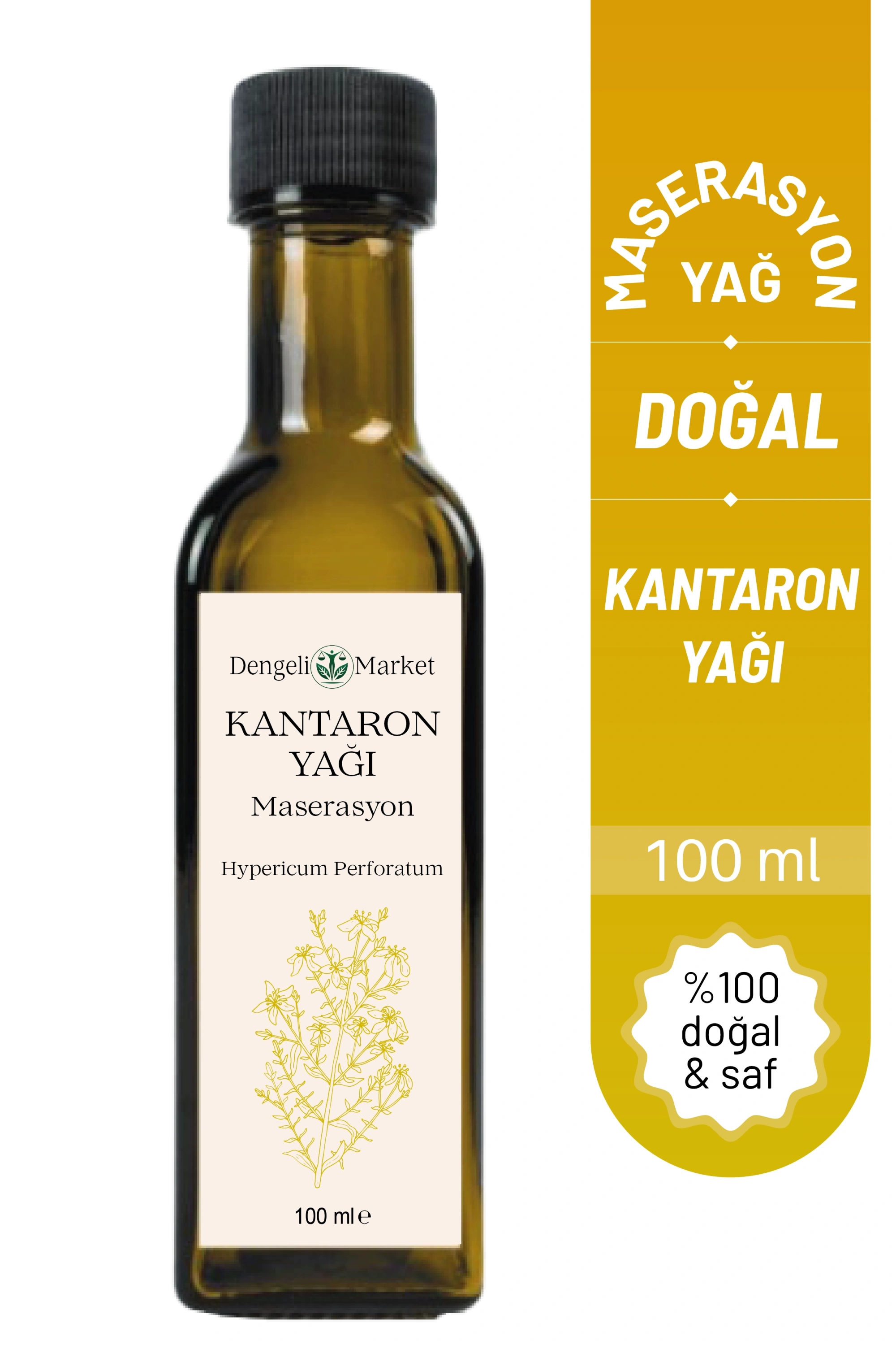 Kantaron Yağı / 100 ml. (Kırmızı)
