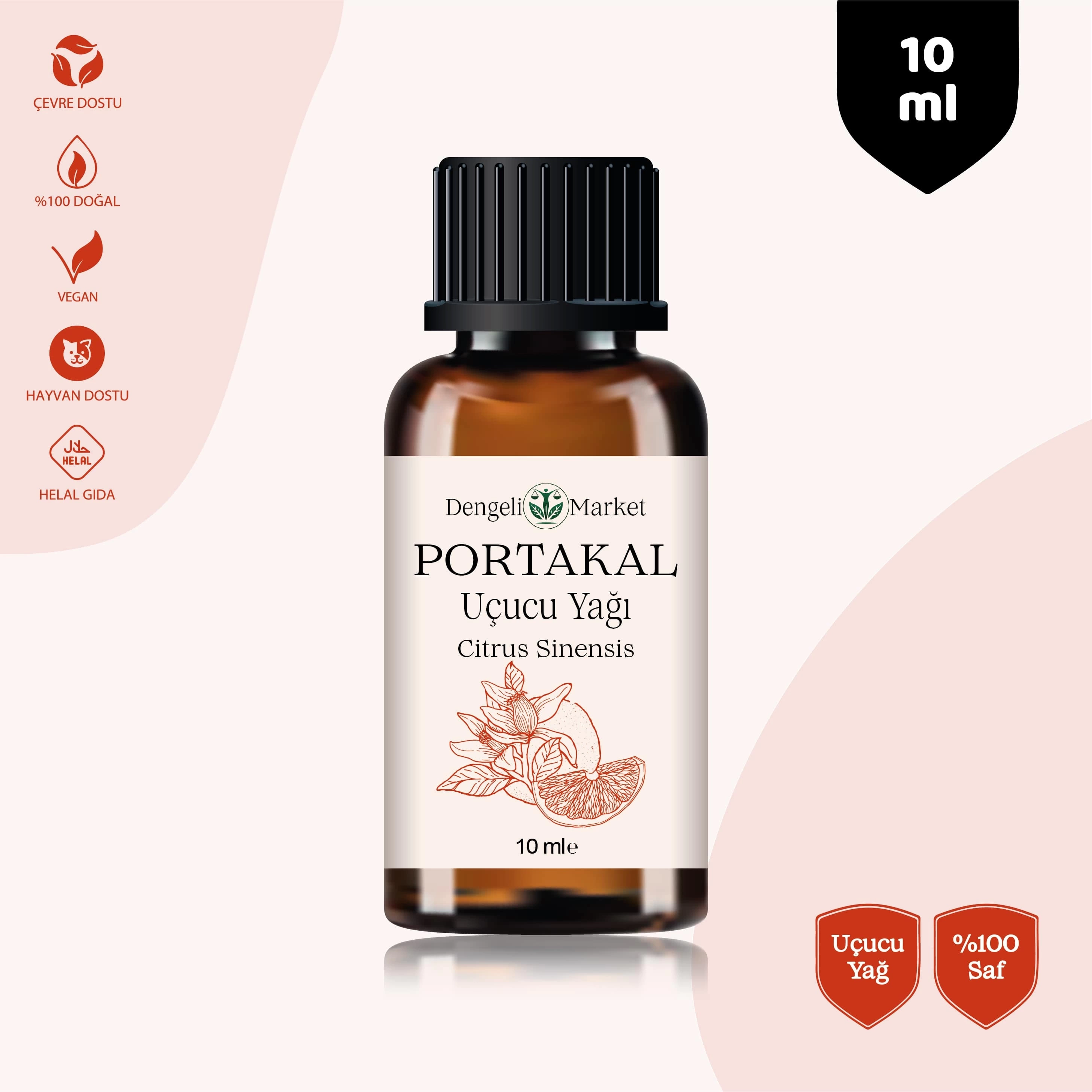 Portakal Yağı / 10 ml (Tıbbi)