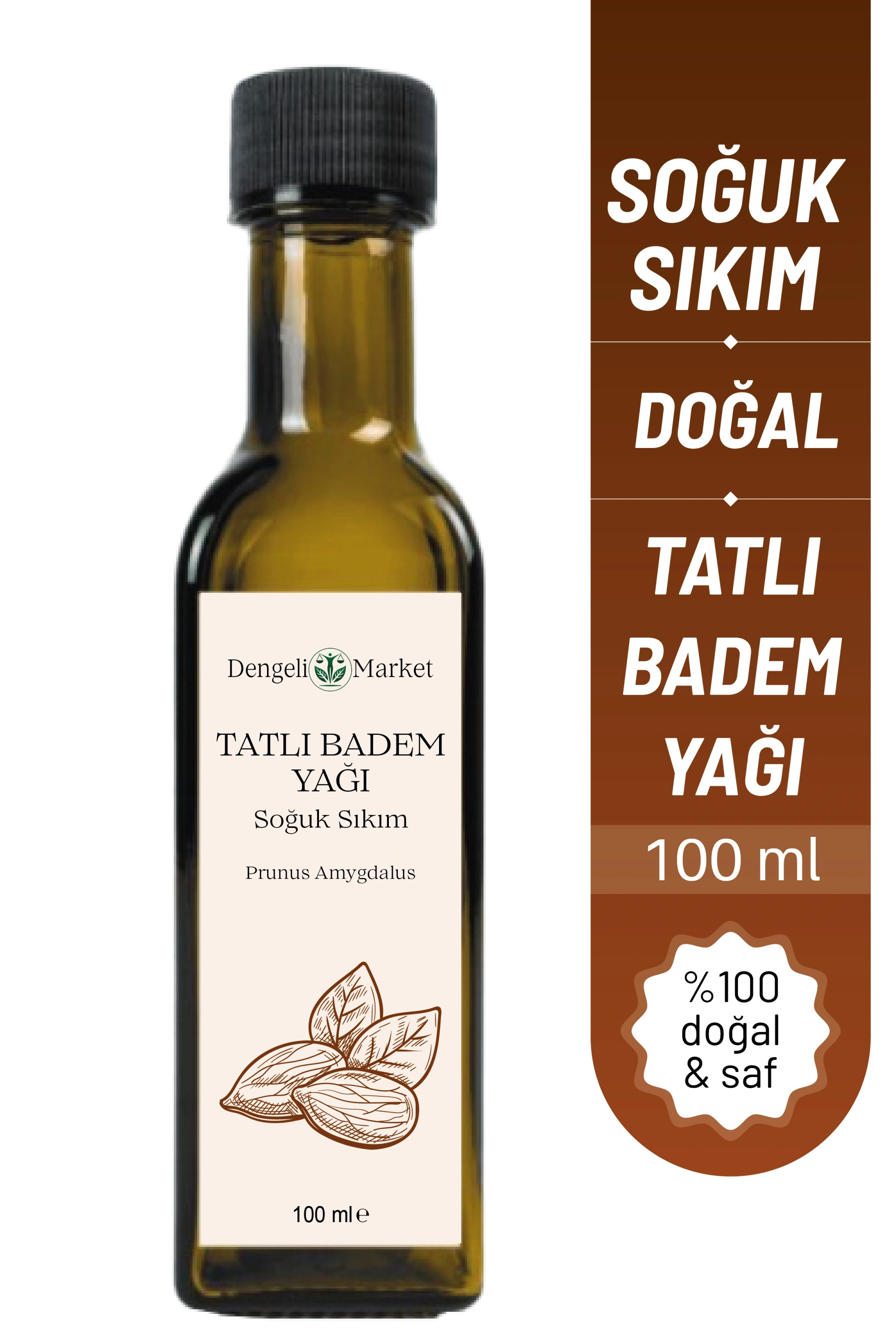 Tatlı Badem Yağı / 100 ml.