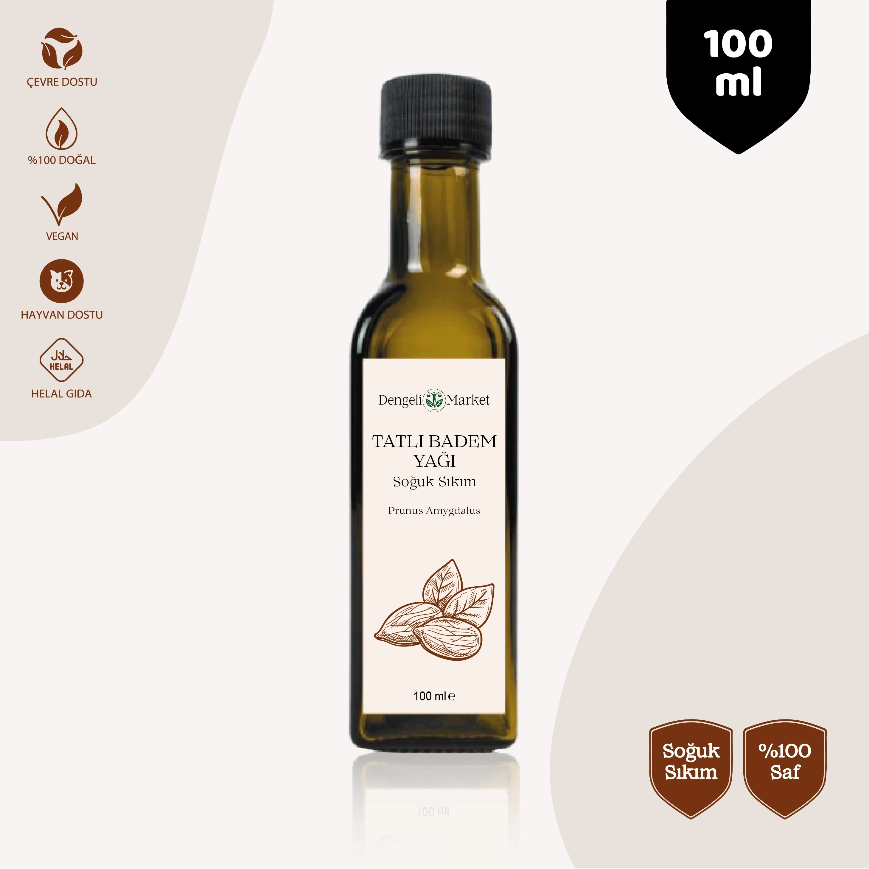 Tatlı Badem Yağı / 100 ml.
