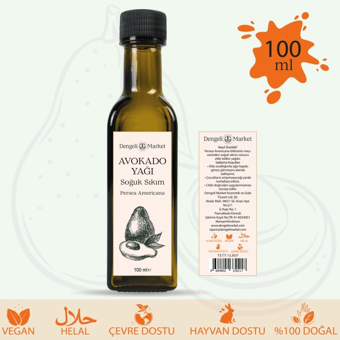 Avokado Yağı / 100 ml.