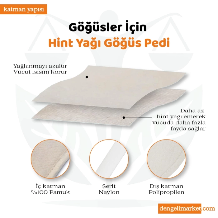 Göğüsler için Hint Yağı GÖĞÜS PEDİ