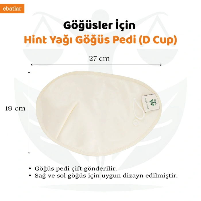Göğüsler için Hint Yağı GÖĞÜS PEDİ