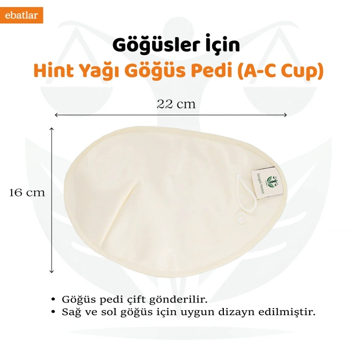 HİNT YAĞI SARGI BEZİ 4LÜ SET: KARACİĞER, PELVİK, TİROİD/GÖZ VE GÖĞÜS SARGI BEZİ, Pamuklu, Ergonomik