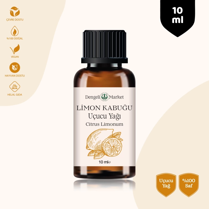 Limon Kabuğu Yağı / 10 ml (Tıbbi)