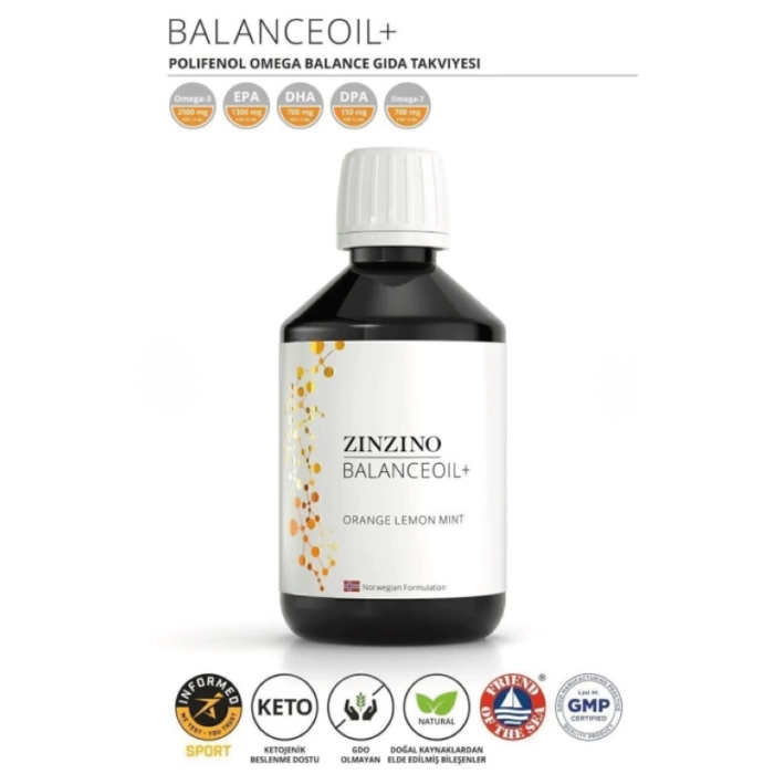 Zinzino Omega 3 - BalanceOil+ 100 ml 3 Adet