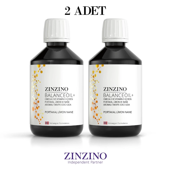 Zinzino Omega 3 - BalanceOil+ 300 ml - 2 ADET