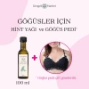 Göğüsler için Hint Yağı GÖĞÜS PEDİ + 100 ml HİNT YAĞI (HEKZANSIZ)