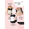 HİNT YAĞI SARGI BEZİ 3LÜ SET: KARACİĞER, PELVİK ve TİROİD/GÖZ SARGI BEZİ, Pamuklu, Çoklu Kullanım