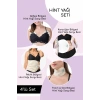 HİNT YAĞI SARGI BEZİ 4LÜ SET: KARACİĞER, PELVİK, TİROİD/GÖZ VE GÖĞÜS SARGI BEZİ, Pamuklu, Ergonomik
