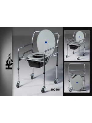 KLOZET KATLANIR GRİ TEKERLEKLİ