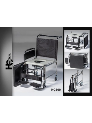 KORİDOR ARABASI KLOZETLİ KROM