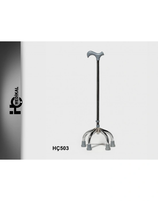 QATROPORT DÖRTLÜ DENGE BASTONU KROM