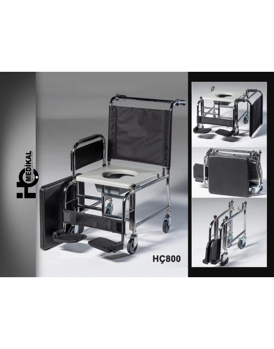 KORİDOR ARABASI KLOZETLİ KROM