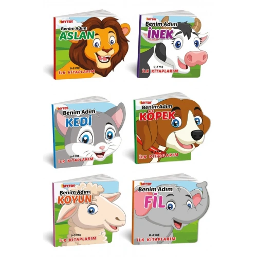 İLK KİTAPLARIM HAYVANLAR SERİSİ 6 KİTAP