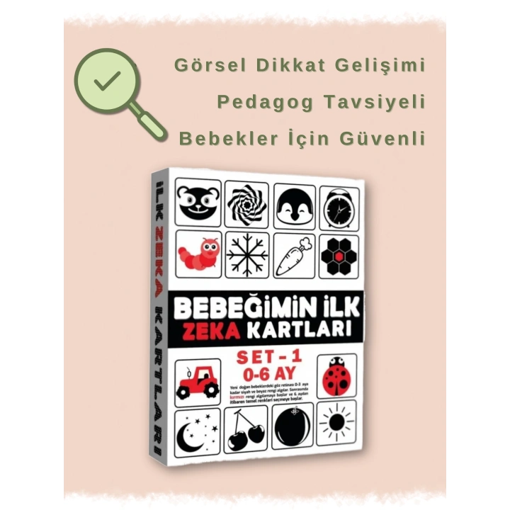 BEBEĞİMİN İLK ZEKA KARTLARI 0-6 AY