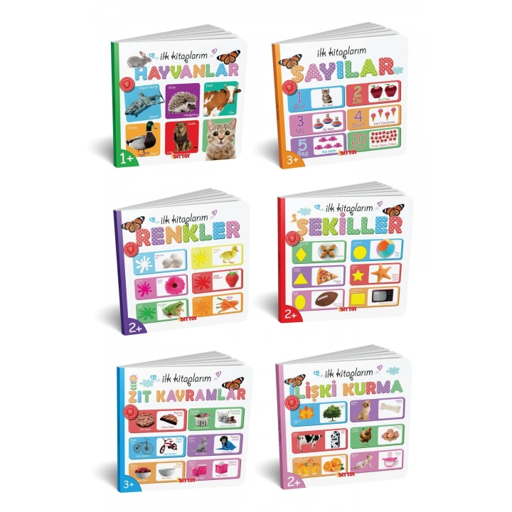 İLK KİTAPLARIM SERİSİ EĞİTİCİ 6 KİTAP