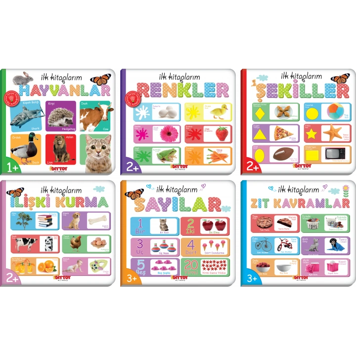 İLK KİTAPLARIM SERİSİ EĞİTİCİ 6 KİTAP